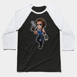 Jill Valentine Chibi RE3 Remake Baseball T-Shirt